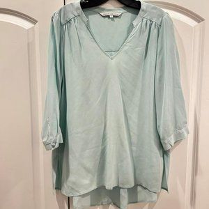 Annie Griffin Light Blue Blouse